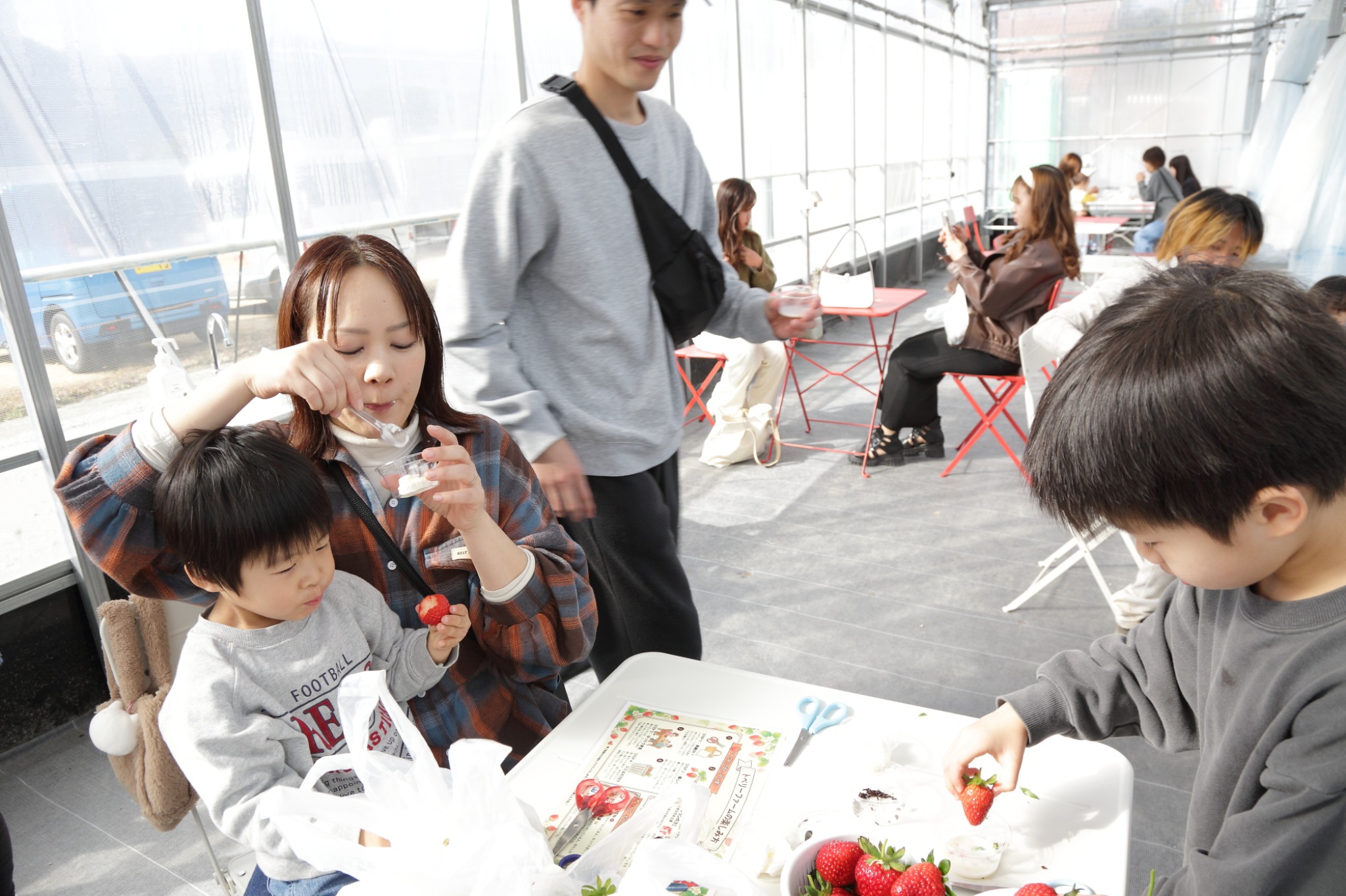 休憩スペースの様子